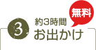 約3時間無料お出かけ